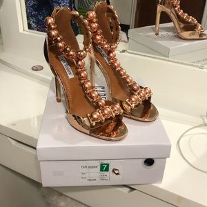 Cape Robbin Rose Gold Heels